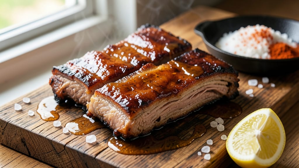 Barbeque Boneless Pork Ribs Recipe: Smoky-Spiced Crust With Juicy Pink Centers
