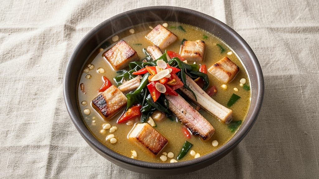 Busan Pork Soup Recipe: Spicy Kimchi Broth Meets Tender Pork Bites