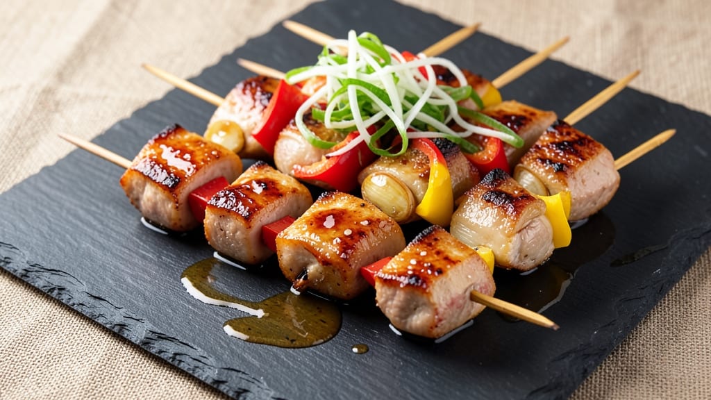 Asian Pork Kabobs Recipe: Charred-Sweet Skewers With Sticky Glaze