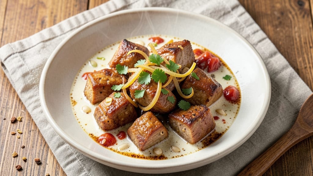 Mild Pork Curry Recipe: Gentle Spice and Tender Meat in Creamy Coconut Sauce