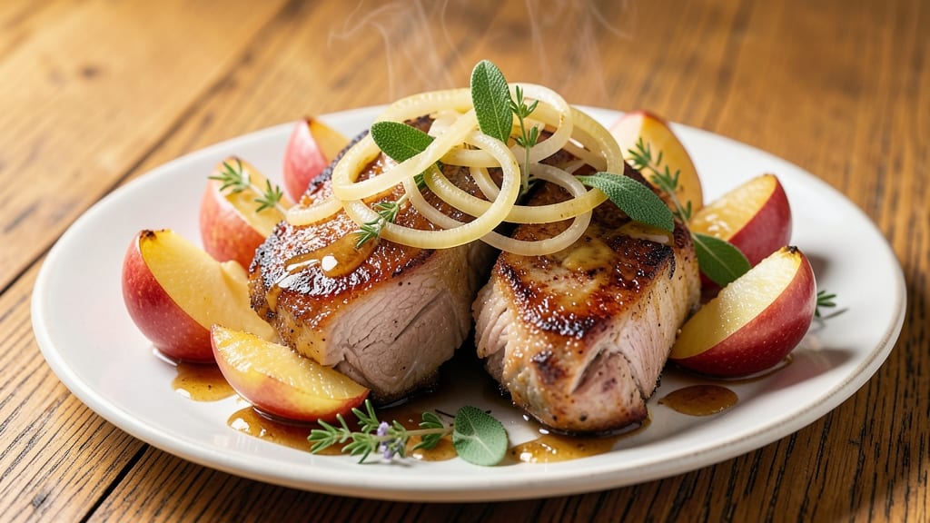 Baked Apple Stuffed Pork Chops Recipe: Sweet-Tart Filling That Caramelizes to Sticky Perfection