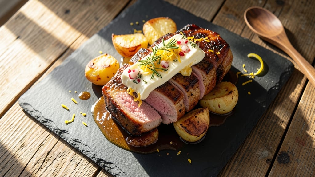 2 1/2-Pound Pork Tenderloin Recipe: Juicy Pink Center With Crispy Herb Crust