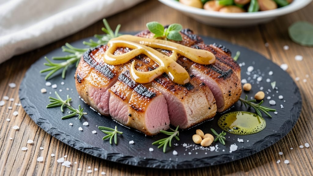 Delicious Grilled Pork Chops Recipe: Smoky Garlic Butter Crust and Juicy Hearts