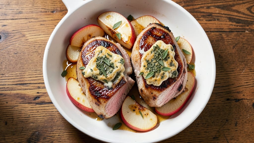 Apple Sage Pork Chops Recipe: Herb-Infused Pan Sear With Caramelized Crust