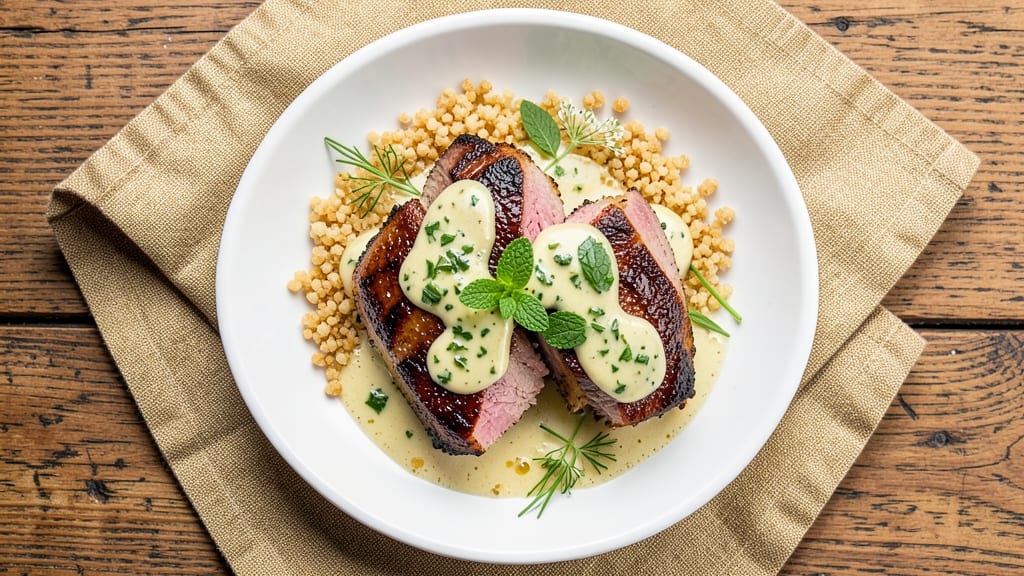Mint Pork Chops Recipe: Herb-Infused Crust With Juicy Pink Hearts