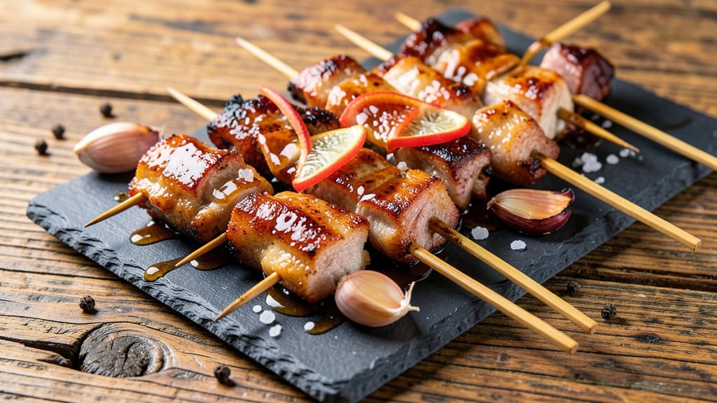 Boneless Pork Ribs On A Stick Recipe: Skewered Crispy-Glazed Bites in 25 Minutes