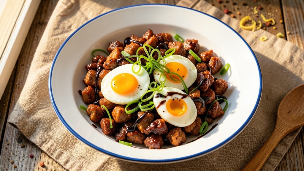Egg and Ground Pork Recipe: Crispy-Stir-Fried Breakfast Bites