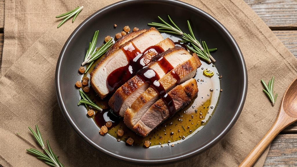 Balsamic Roast Pork Tenderloin Recipe: Velvety Glaze and Tender Bites in 45 Minutes