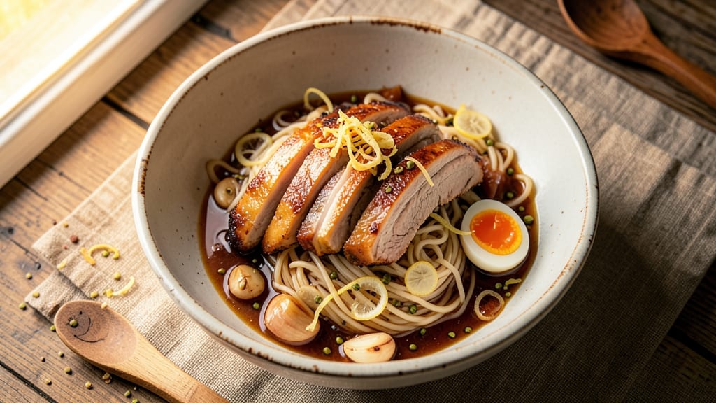 BBQ Pork Ramen Recipe: Smoky-Sweet Noodles With Caramelized Pork Bites