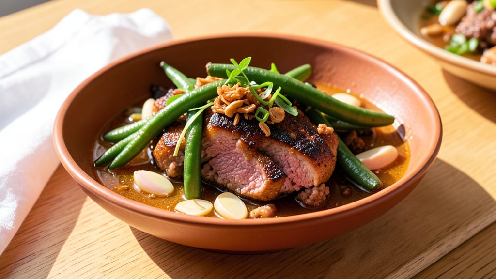 Adobong Sitaw With Ground Pork Recipe: Savory Soy-Braised Green Beans and Pork