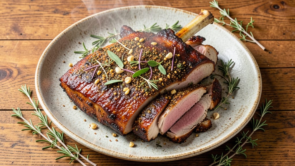 9-Pound Pork Loin Recipe: Herb-Crusted Roast With Perfect Rosewood Heat