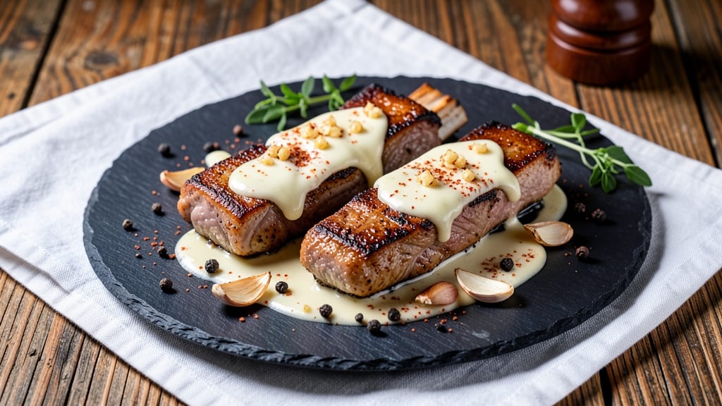 End Cut Pork Chops Recipe: Smoky Garlic Butter Crust Over Melting Centers