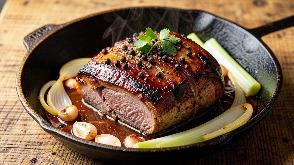 Mississippi Pork Pot Roast Recipe: Slow-Simmered Smoky Sweetness With Crispy Celery Crowns