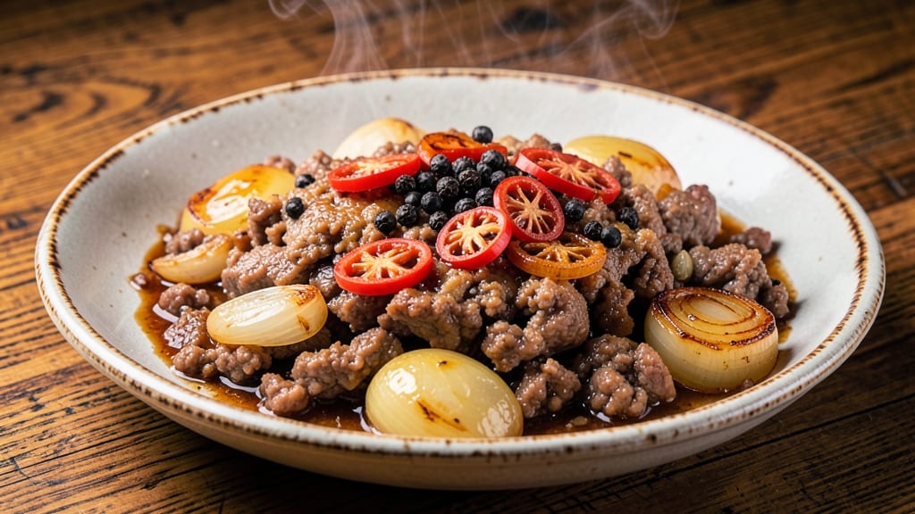 Minced Pork Sisig Recipe: Crispy Edges and Melty Cheese Magic