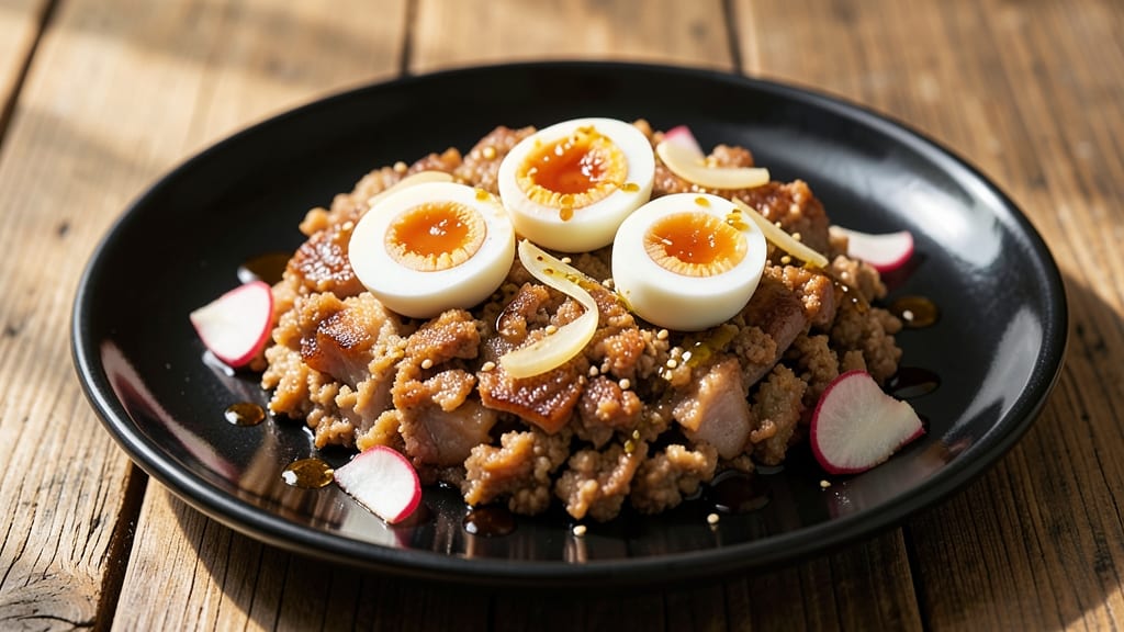 Minced Pork With Salted Egg Recipe: Silky Egg Yolk Streaks Through Savory Pork Bites