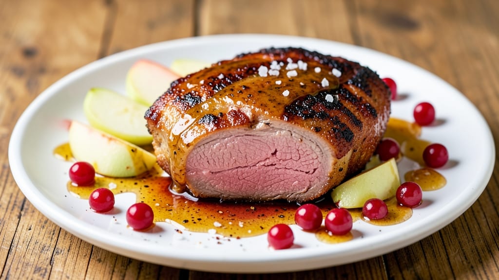 Apple Cranberry Pork Loin Recipe: Sweet-Tart Glaze That Caramelizes