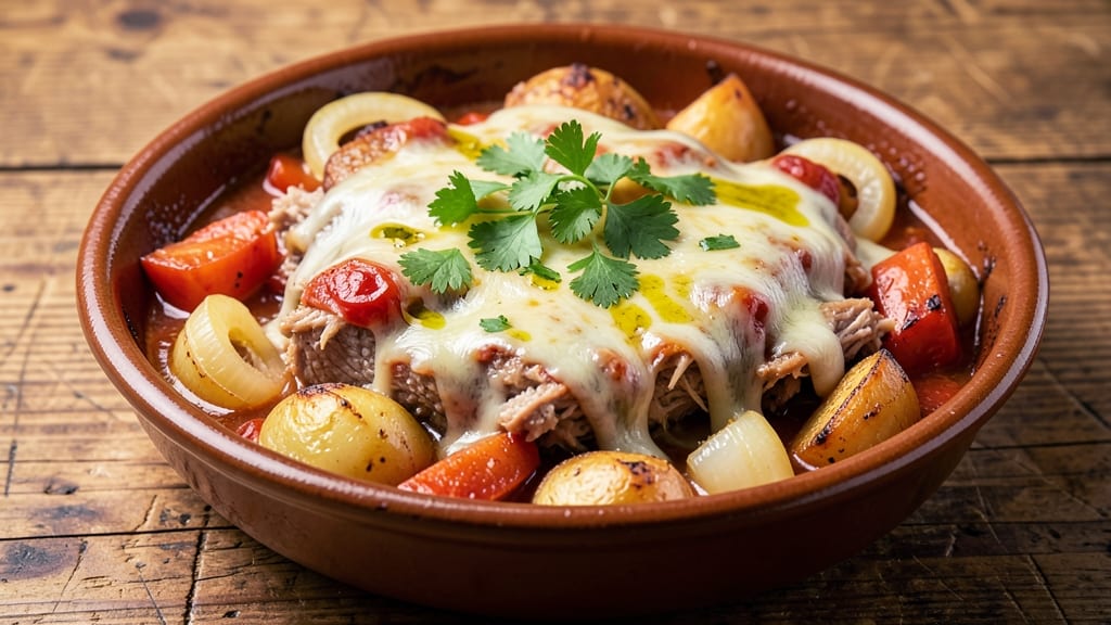 Cheesy Pork Caldereta Recipe: Slow-Simmered Creamy Comfort With Crispy Top