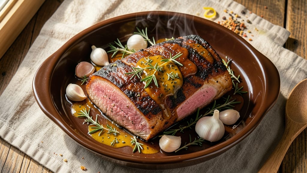 8-Lb Pork Tenderloin Recipe: Juicy Pink Centers With Crispy Herb-Crusted Skin
