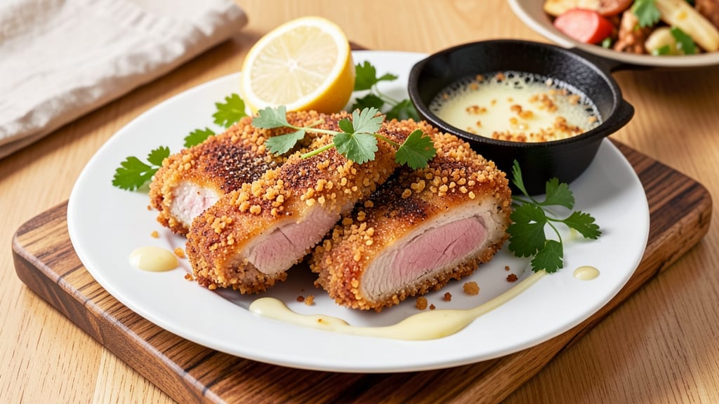 Breaded Pork Schnitzel Recipe: Golden Crispy Crust, Juicy Inside