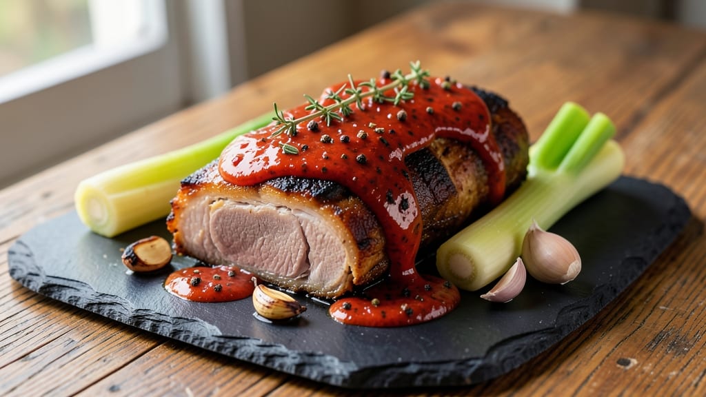Mo Bettahs Pork Recipe: Smoky-Spiced Shreds With Crispy Celery Crowns