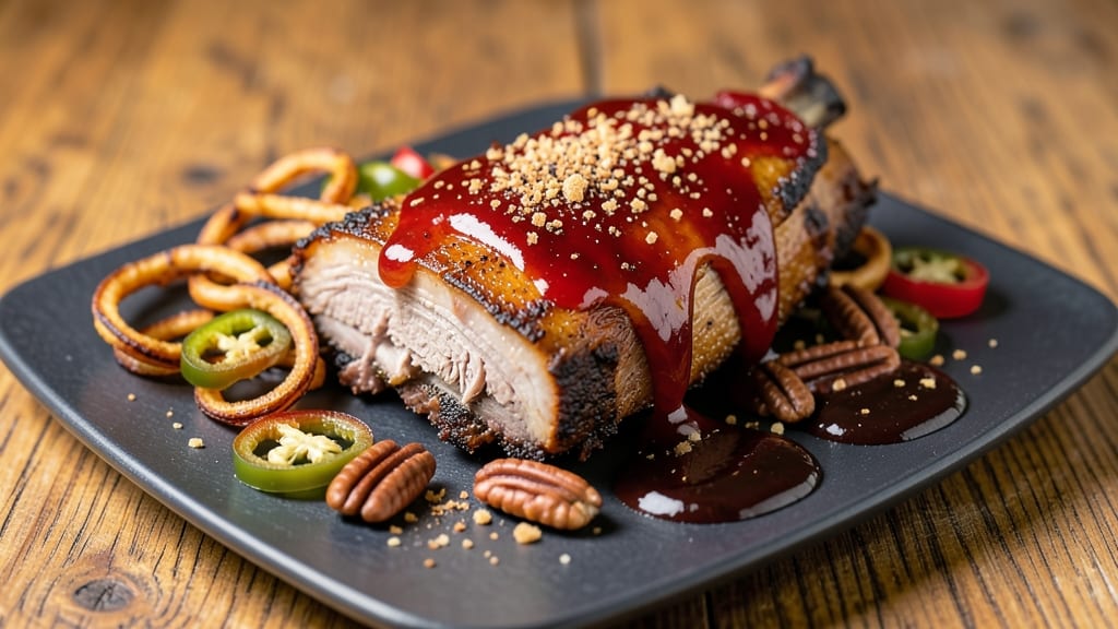 4 Rivers Pulled Pork Recipe: Smoky Maple-Bourbon Shreds With Crunchy Celery Crowns