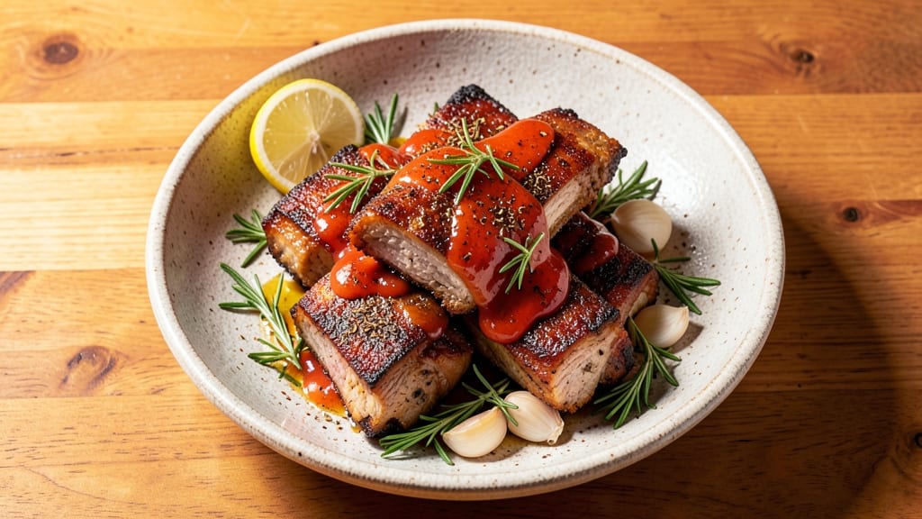 Mediterranean Pork Ribs Recipe: Citrus-Marinated Crisp Bark