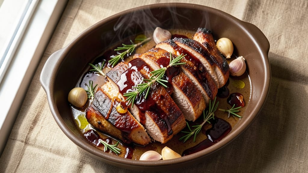 Balsamic Pork Loin Recipe Slow Cooker: Sweet-Tangy Glaze That Melts Into Meat