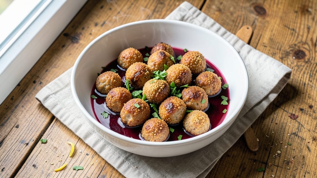 Mini Pork Meatballs Recipe: Bite-Sized Crispy Edges and Juicy Hearts