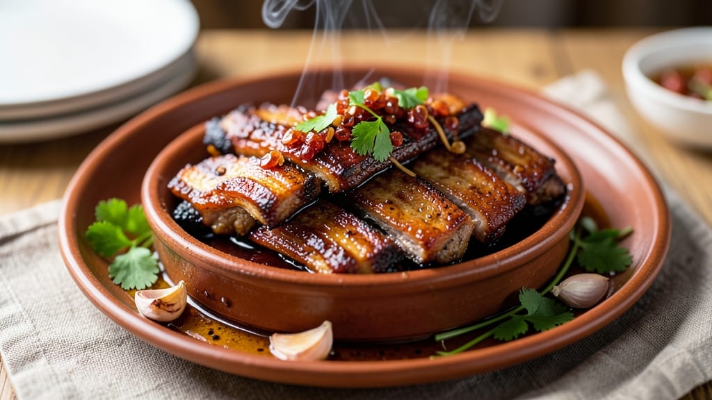 Filipino-Style Braised Pork Spare Ribs Recipe: Deep Umami Crust and Sticky Tamarind Glow