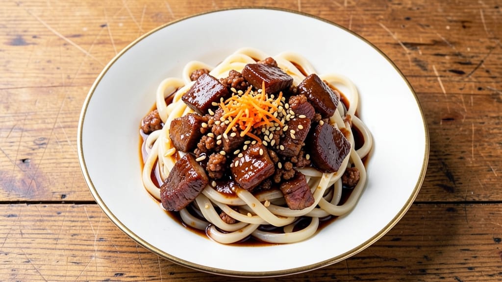Minced Pork Dry Noodle Recipe: Wok-Fried Crispy Edges and Silky Noodles