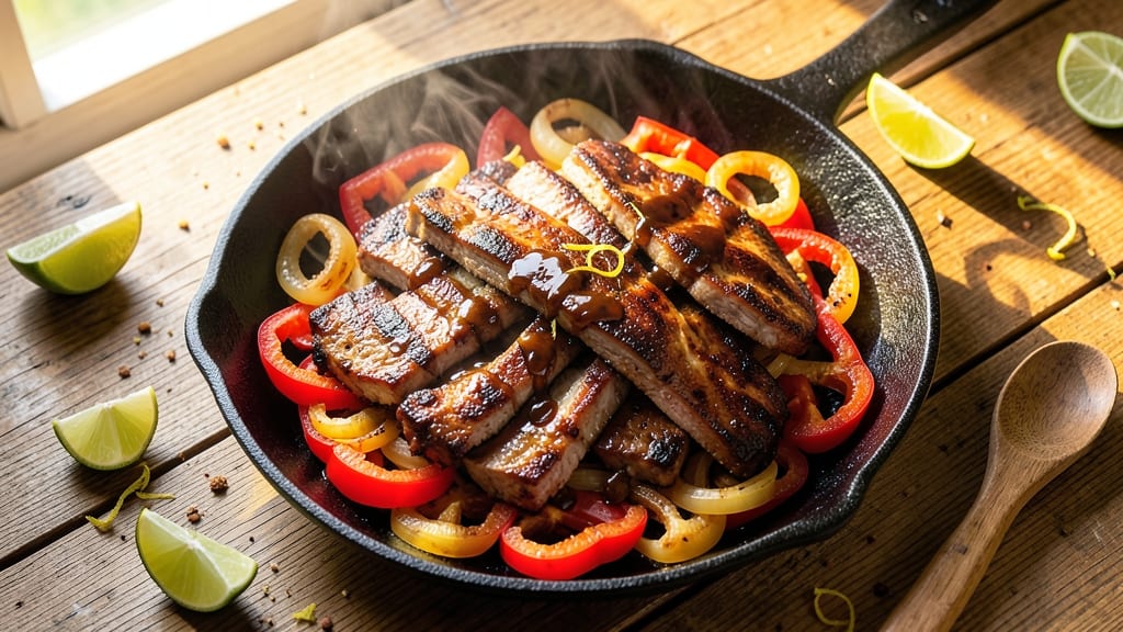 Mexican Pork Fajitas Recipe: Smoky Chipotle and Lime Sizzle