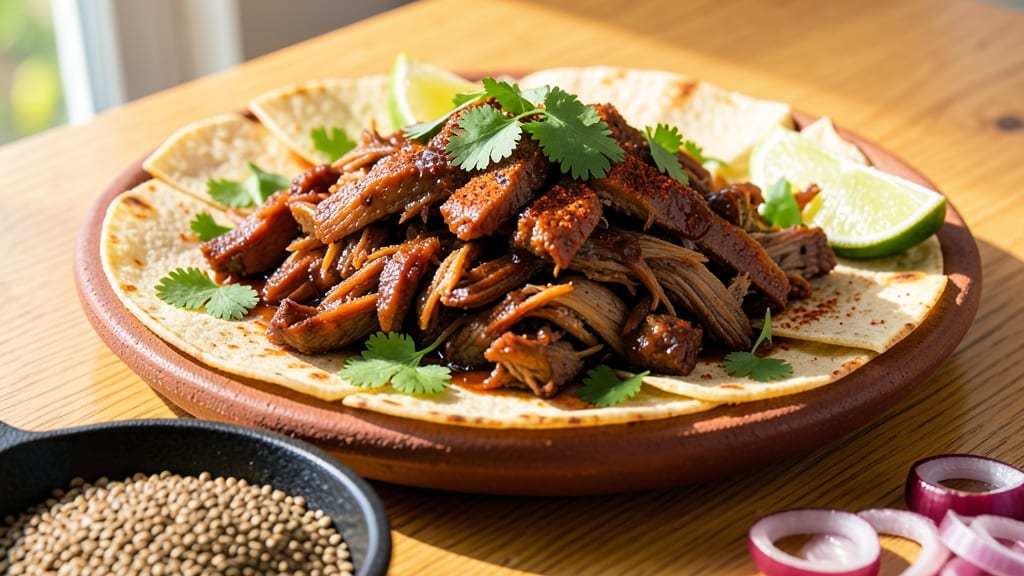 Mexican Style Pulled Pork Tacos Recipe: Smoky Chipotle-Cilantro Lime Shreds