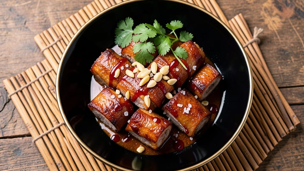 Asian Pork Rolls Recipe: Crispy-Crusted Bites With Silky Sweet Glaze