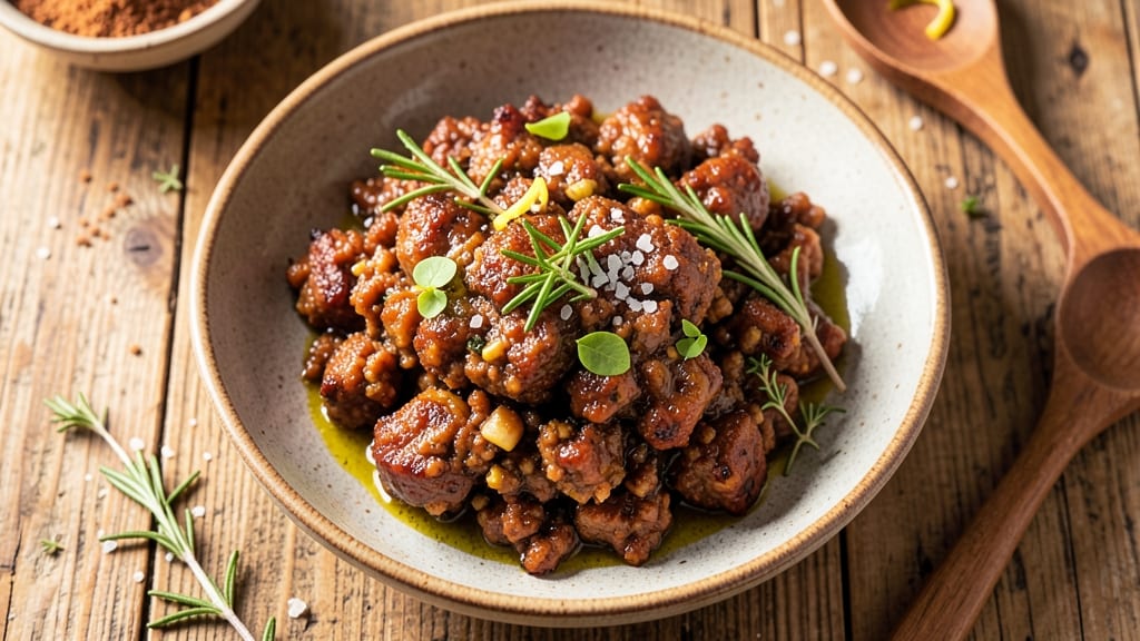 1 Lb Ground Pork Recipe: One-Pan Sizzling with Garlic and Herbs