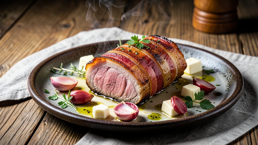 Bacon-Wrapped Pork Tenderloin Crock Pot Recipe: Crispy Edges and Juicy Centers in One Pot