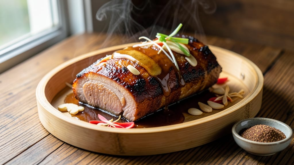 Asian Pork Loin Roast Recipe: Five-Spice Glazed Crisp in One Hour