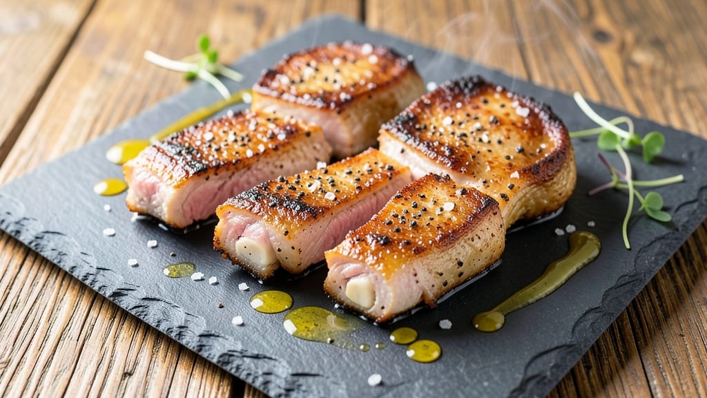 Air Fry Bone-In Pork Chops Recipe: Crispy Edges and Juicy Pink Hearts