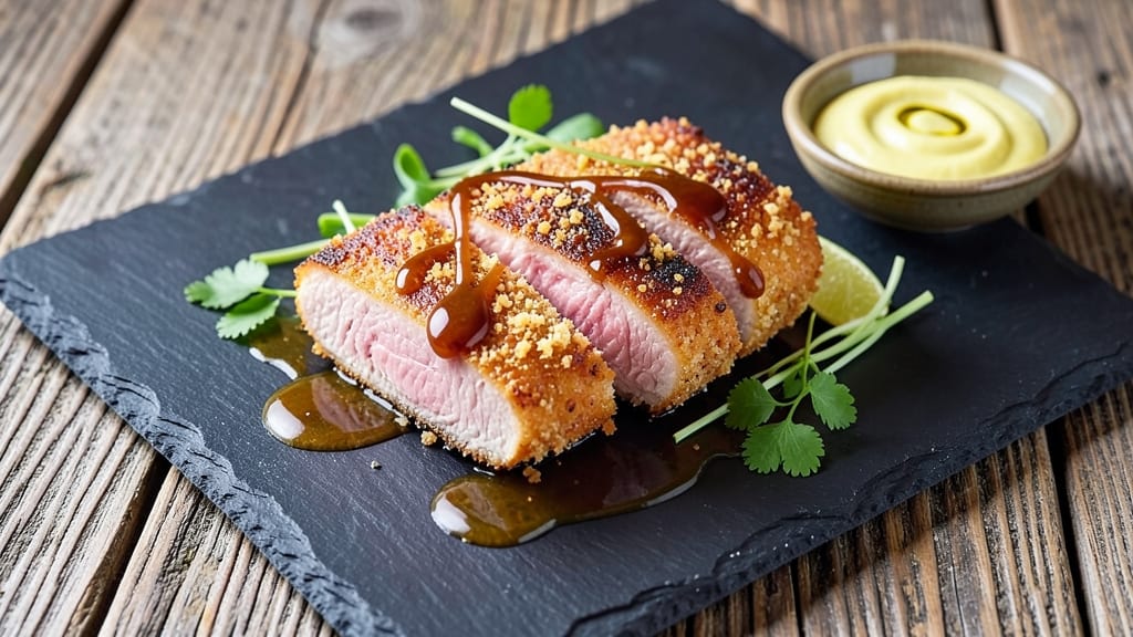 Baked Pork Tonkatsu Recipe: Crispy Breaded Crust Meets Juicy Pork Perfection