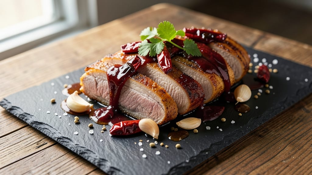 Ancho Pork Recipe: Smoky Chili-Roasted Crust With Melty Cheese Topping