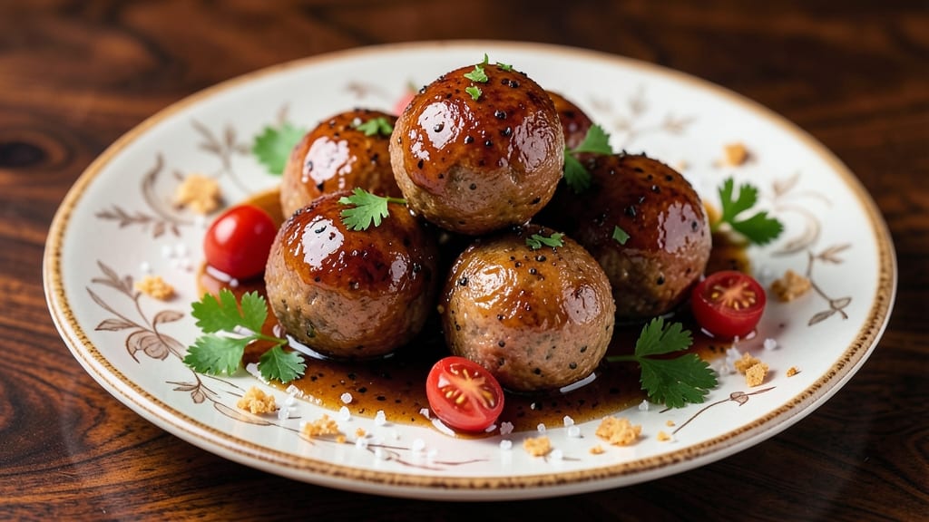 Mince Pork Balls Recipe: Crispy-Edged Meatballs With Herby Pan Sauce