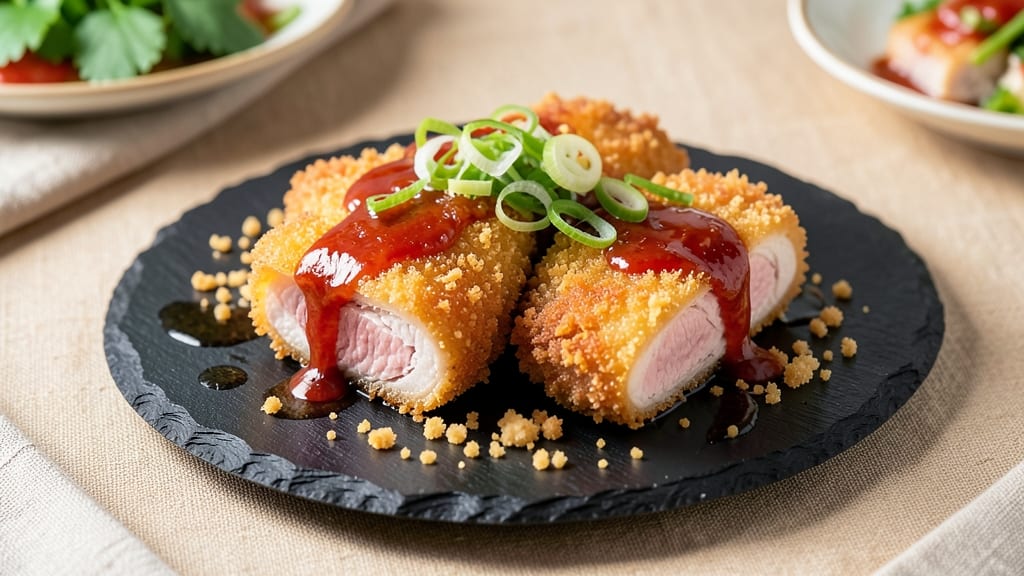 Asian Pork Cutlets Recipe: Crispy-Fried With Sweet Soy Glaze