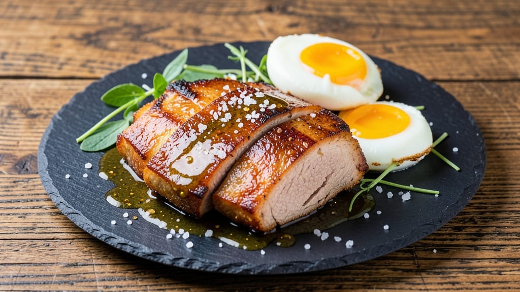 Caramelized Pork and Eggs Recipe: Sweet-Savory Breakfast Harmony