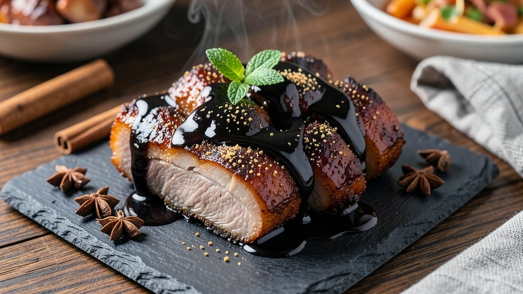 Black Vinegar Pork Knuckle Recipe: Five-Spice Crust Meets Tangy Glow