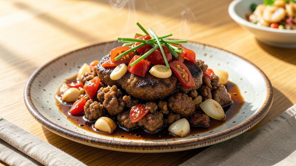 Minced Pork Recipe Pinoy: Savory Tomato and Garlic Braise with Crispy Edges