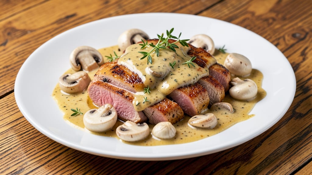 Pork Tenderloin Crock Pot Cream Of Mushroom Recipe: Slow-Cooked Elegance With Mushroom Velouté