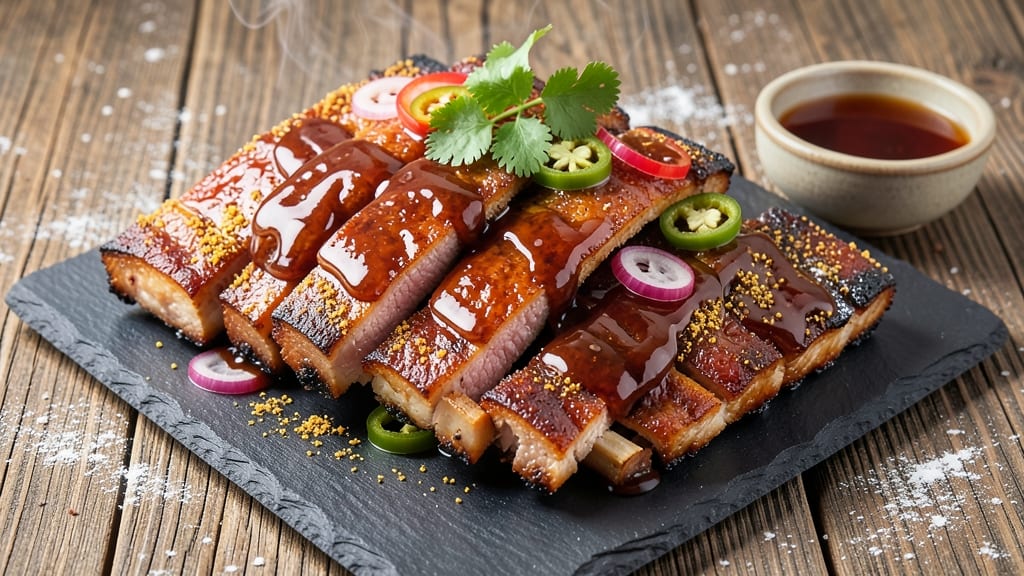 Chinese BBQ Pork Spare Ribs Recipe: Slow-Braised to Sticky Tamarind-Sweet Glow