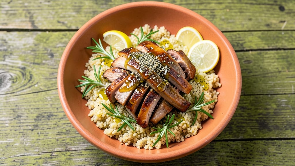 Mediterranean Pulled Pork Recipe: Smoky Za'atar and Lemon Crust Over Tender Meat