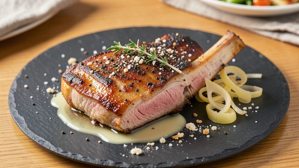 Michael Symon's Pork Chops Recipe: Pan-Seared Crust Meets Juicy Pink Centers